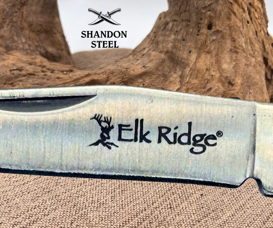 Elk Ridge - Yellow Synthetic - 2 Blade Mini Trapper ER-220MY Pocket Knife (121)