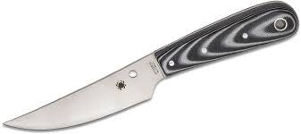 SPYDERCO BOW RIVER G-10 BLK/WH FB46GP