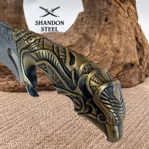 Horus Egyptian Falcon Knife By Kit Rae United Cutlery Relic Series UC1229 w box