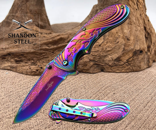 Rainbow Rose Folder FF-A008RB