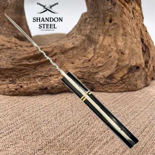 Skinner Knife 4.25in Blade Stainless Steel Sheath Full Tang Hunting Camping (13)