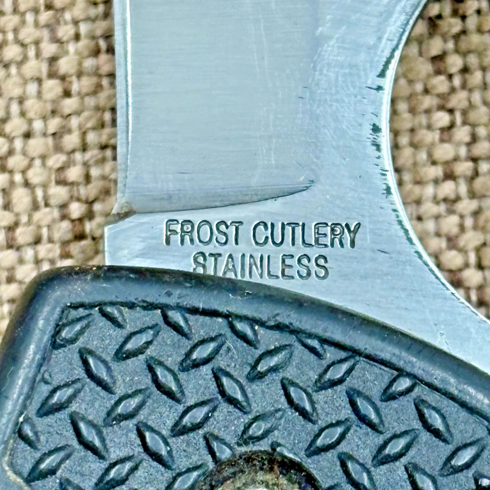 Frost Cutlery Ranger Guthook Folding Folder Linerlock Pocket Knife w clip (248)