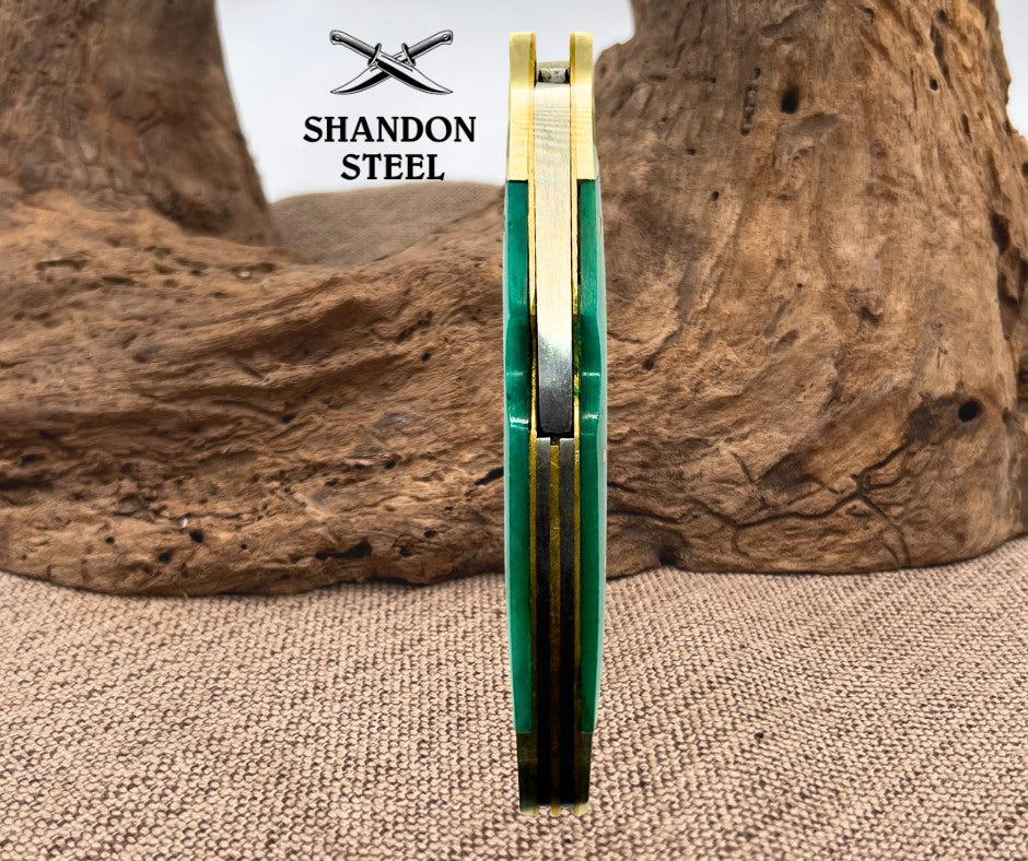 Frost Cutlery Whittler Pocket Knife Stainless Steel Blades Smooth Bone Handle 75