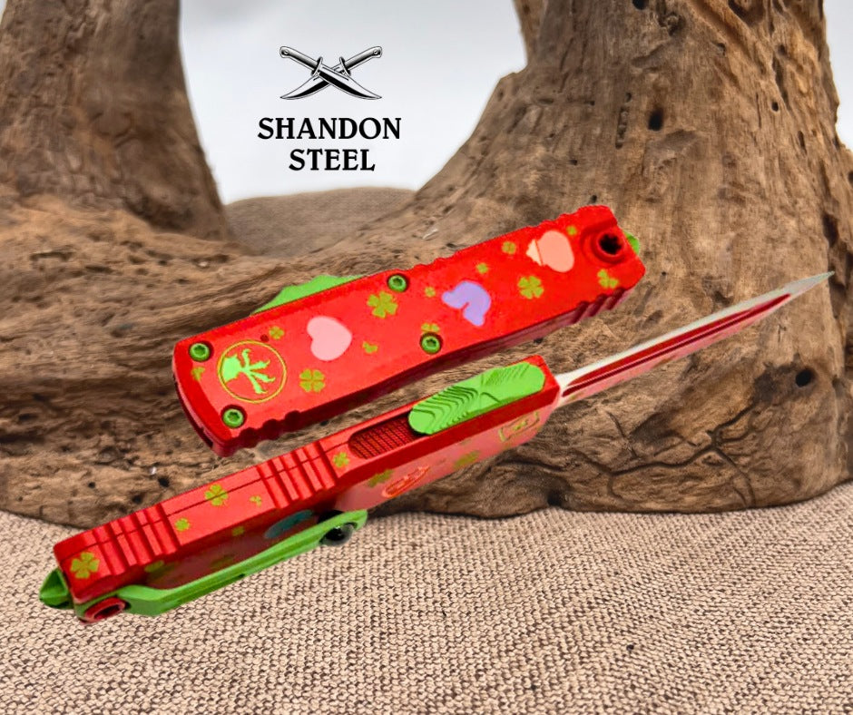 Microtech UTX-85 Gen IV St. Patricks Day T/E Signature Series 12334-1SPDS