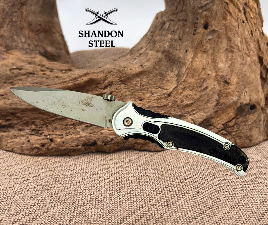 Gerber Presto Assisted Folding Pocket Knife Plain Edge Pocket Clip (86)
