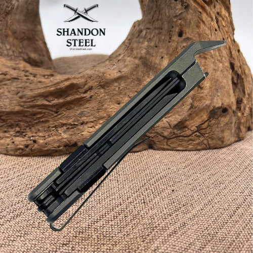Gerber Lockdown Pry Multi-Tool Stainless Steel Handles EDC Scissors Knife 13