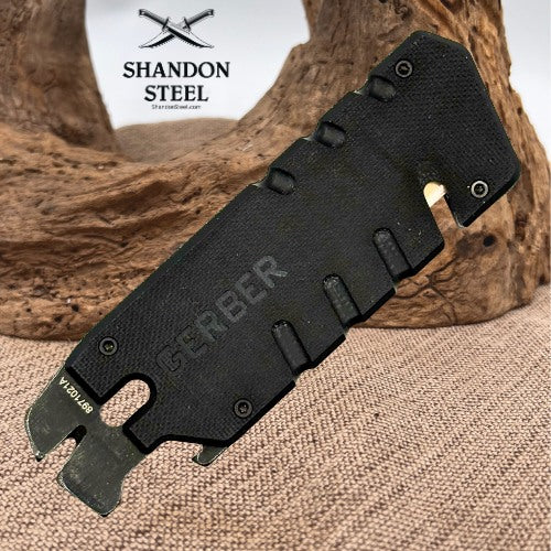 Gerber Prybrid Pocket Knife Multitool 8-in-1 Box Cutter Bottle Opener Black 172