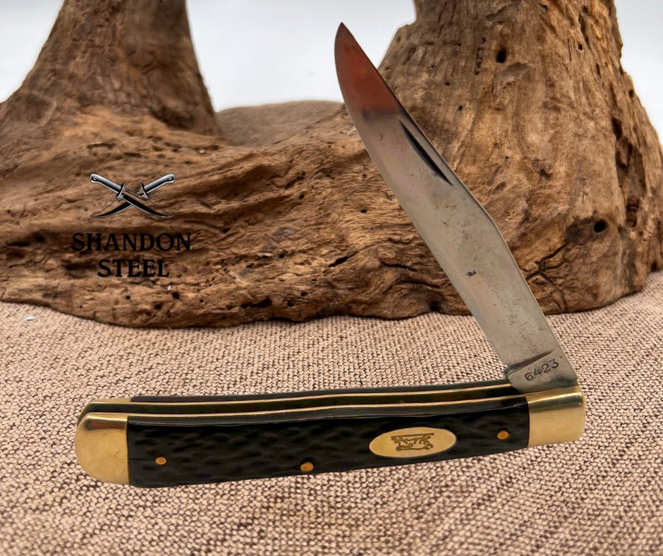 German Bull Vintage Single Blade Trapper 6423 Soligen Folding Pocket Knife (71)
