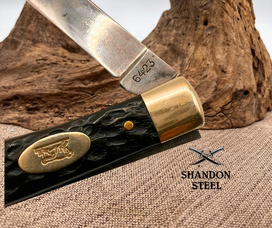 German Bull Vintage Single Blade Trapper 6423 Soligen Folding Pocket Knife (71)