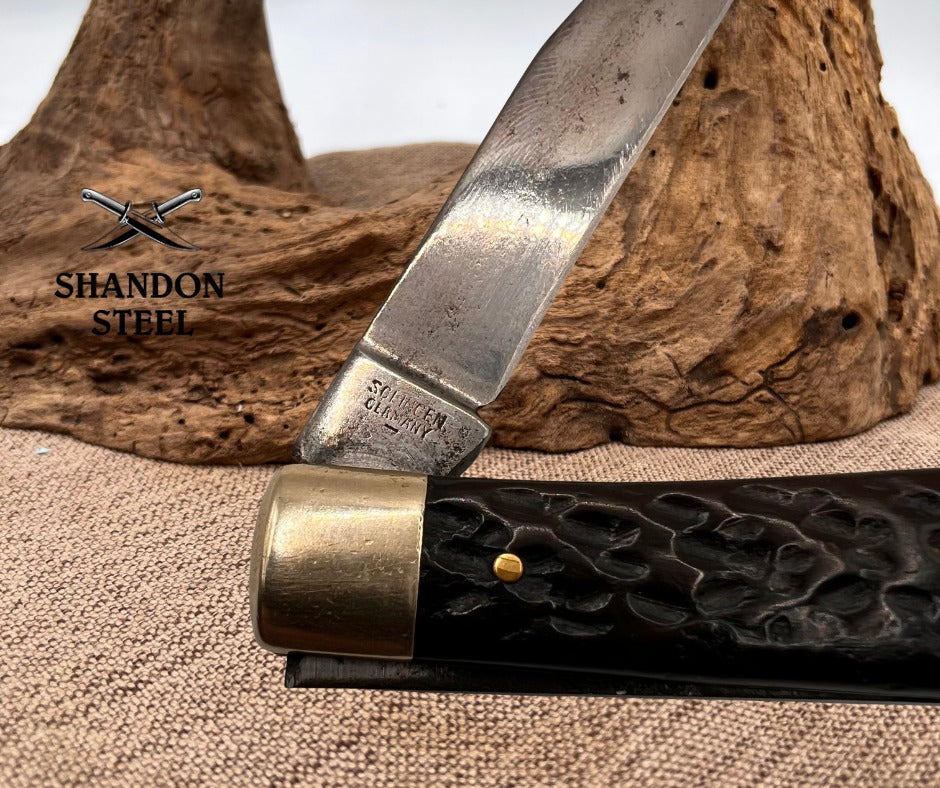 German Bull Vintage Single Blade Trapper 6423 Soligen Folding Pocket Knife (71)