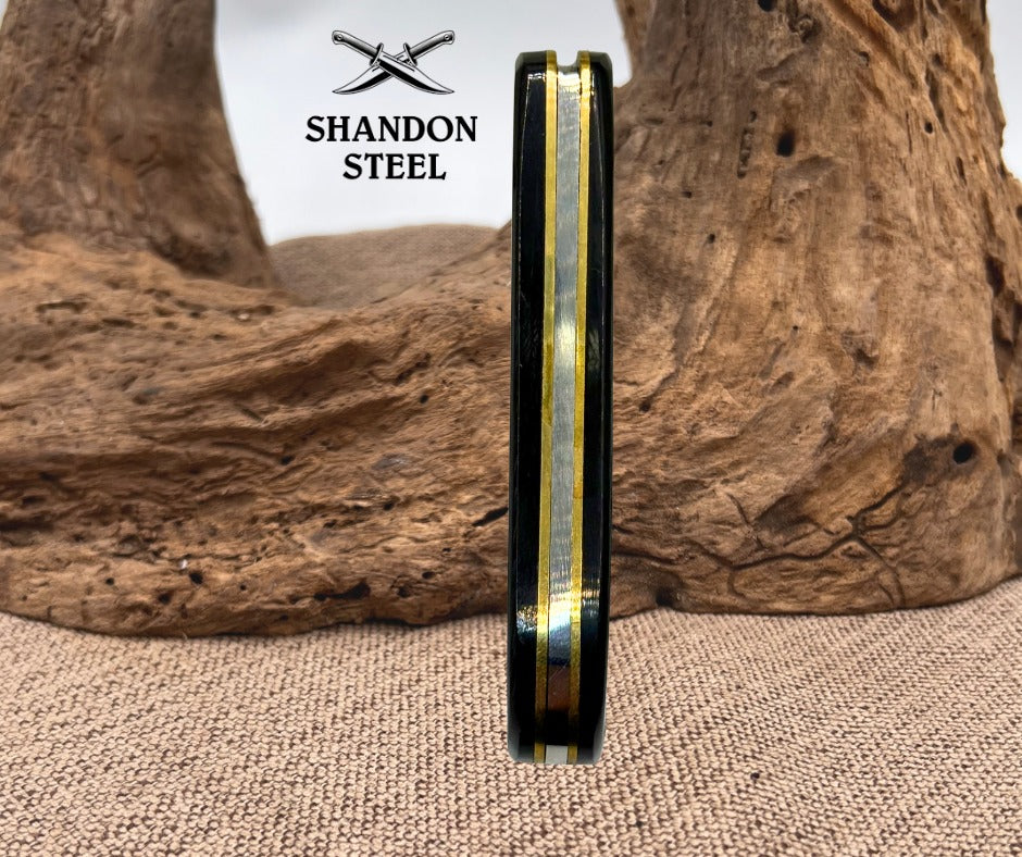 GERMAN BULL Cape Buffalo Horn GB-107BH SOD BUSTER KNIFE Handmade Knife (162)