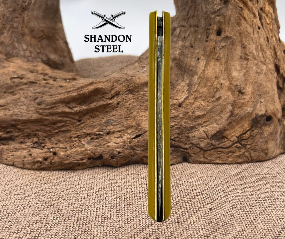 GERMAN EYE BRAND CARL SCHLIEPER YELLOW GERMAN SODBUSTER CARBON POCKET KNIFE (11)