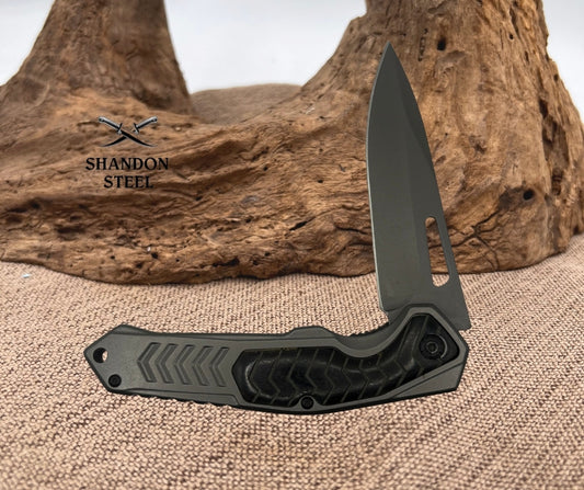 HONZIN Folding Knife 3Cr13 Stainless Steel Pocket Knife Pocket Folding Knife 166