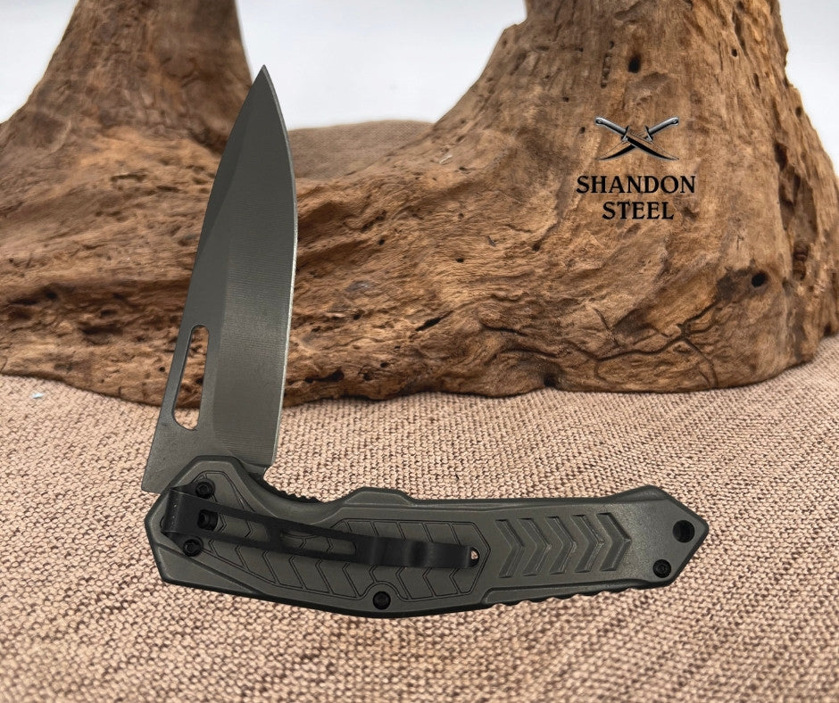 HONZIN Folding Knife 3Cr13 Stainless Steel Pocket Knife Pocket Folding Knife 166