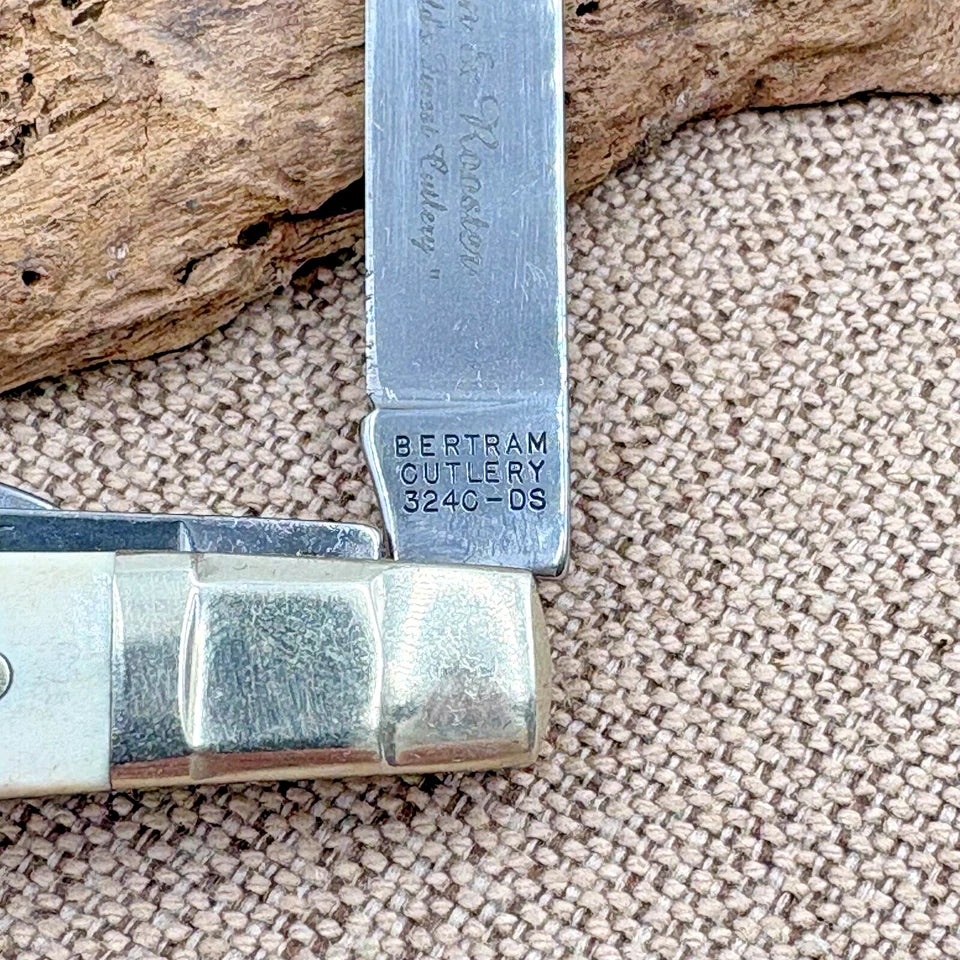 HEN & ROOSTER 324C-DS CONGRESS Pocket Knife Stag Bertram Cutlery Germany (115)