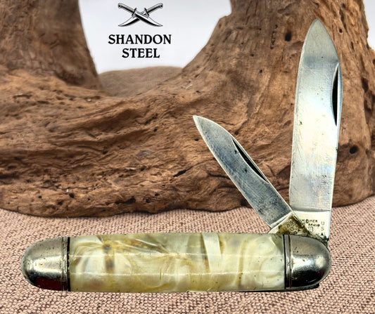 Hammer Brand Cigar Jack 3-3/8" Closed Cracked Ice Handles CS Knife USA (152)