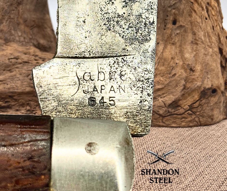 Sabre Hawkbill Folding Knife 645 Wood Handle Pruning Pocket Japan Vintage (28)