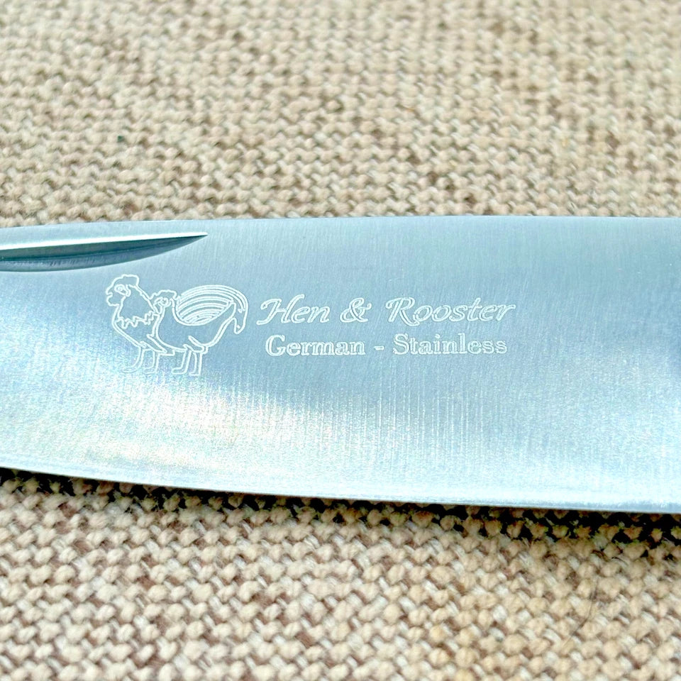 Hen & Rooster Drop Point Bone Lock Back Folding Pocket Knife HR-5045-PS (120)