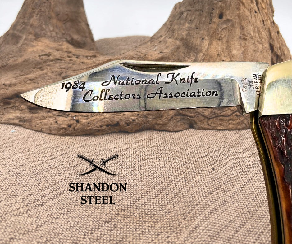 Hen & Rooster 1984 National Collectors Lock Back Folding Pocket Knife #5754 (6)