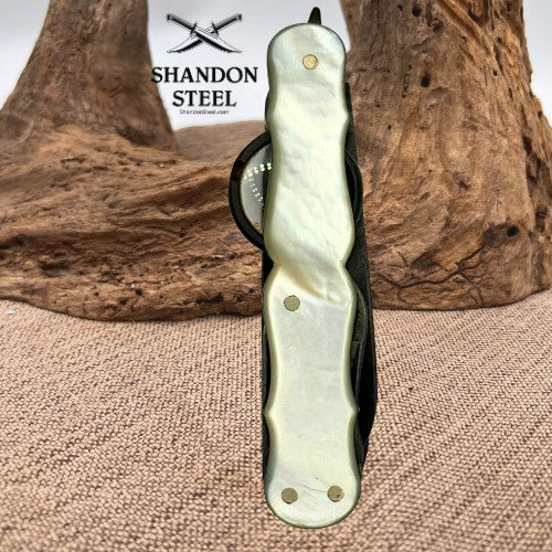 Vintage JA Henckels Pearl Handle Multi Function Folding Pocket Knife Germany -67