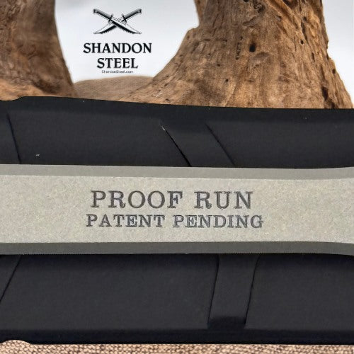 Heretic Knives NYX Tanto H015-2A – Stonewashed Blade – Black Chassis – OTF Automatic Knife