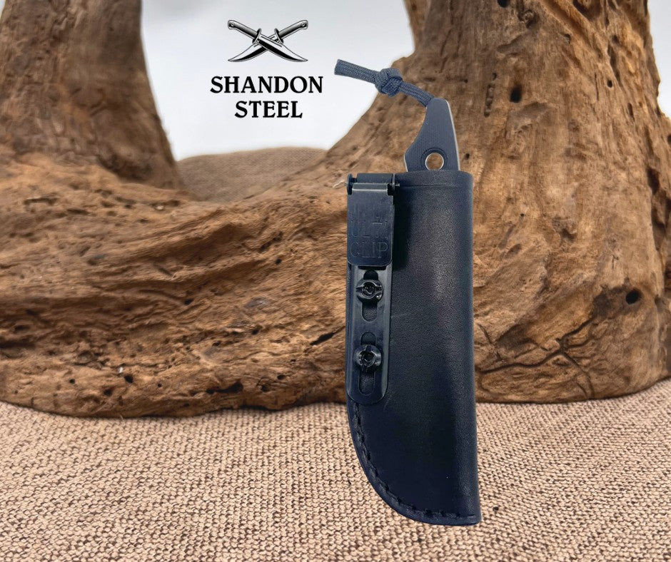 Heretic Kobold H065-5A-BLK-G10 – 2.8" MagnaCut Battleworn Fixed Blade (Black G10)