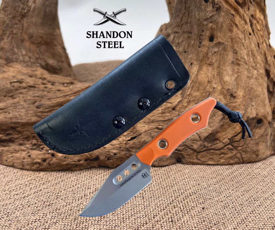 Heretic Kobold H065-5A-OG-G10 – 2.8" MagnaCut Battleworn Fixed Blade (OG G10)