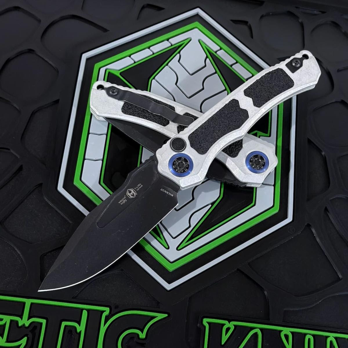 Heretic Wraith V4 Auto Clip Point Battle Black Blizzardworn H000-8A-BLZ