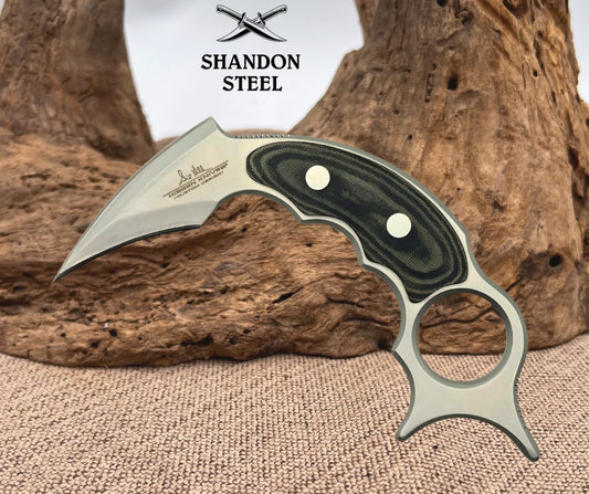 Gil Hibben Claw II - Micarta w/Sheath GH2028MCNB New in Box Fixed Blade Knife