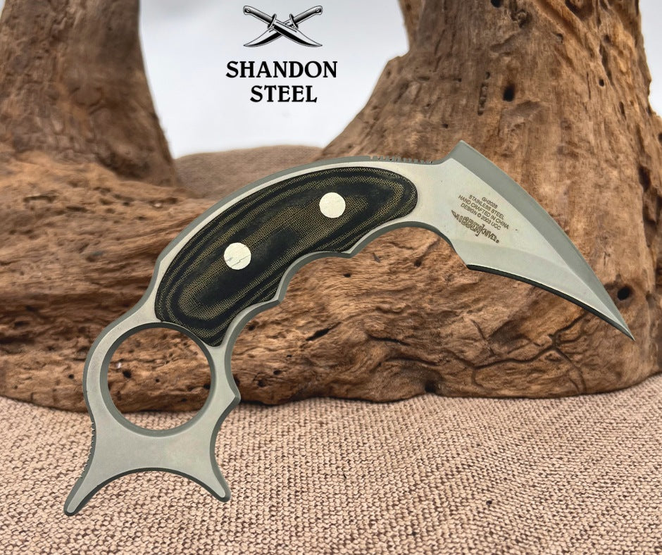 Gil Hibben Claw II - Micarta w/Sheath GH2028MCNB New in Box Fixed Blade Knife