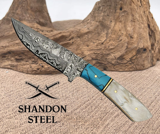 Damascus Hunter Blue Pearl DM1230