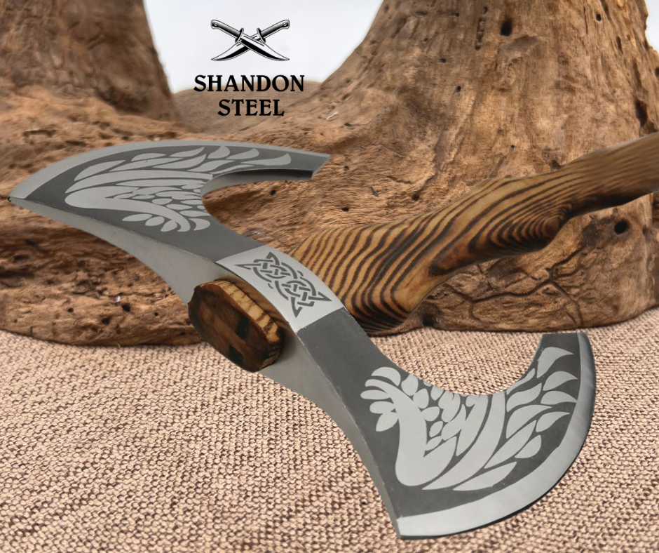 Double Raven Bearded Axe PA882481
