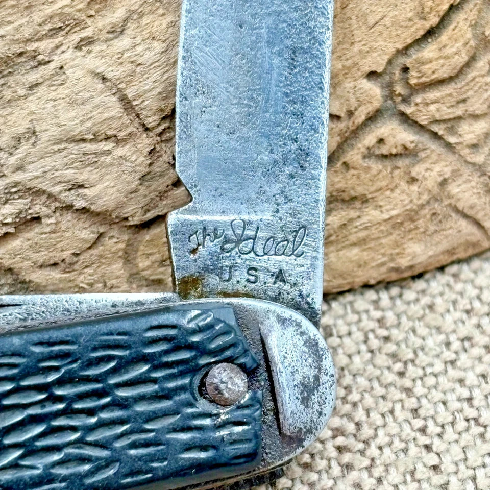 The Ideal Camper Vintage Pocket Knife Multi-tool bottle opener can opener (203)