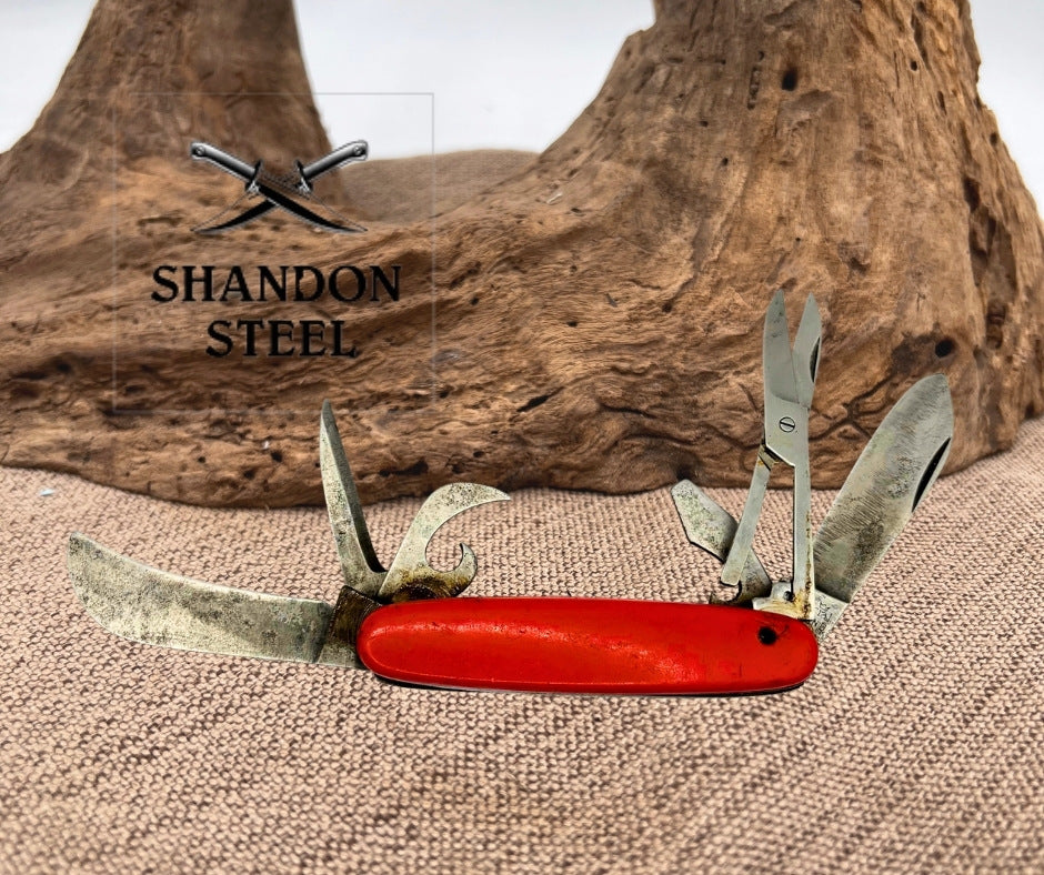 Imperial Ireland Multi Function Pocket Knife 4'' scissors, carbon (145)