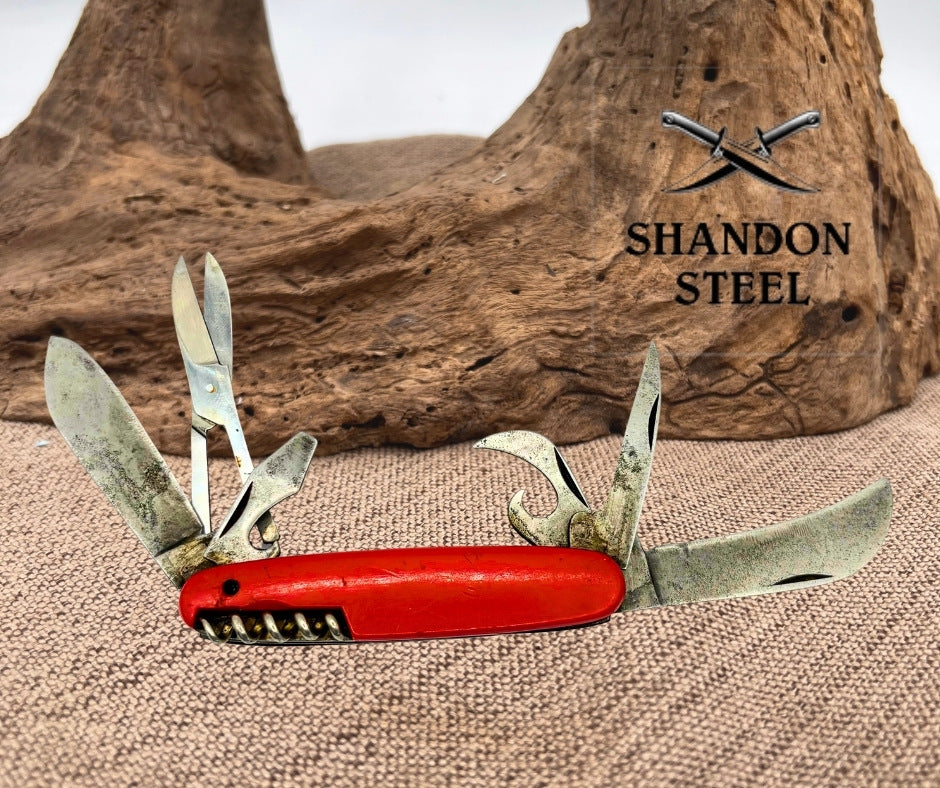 Imperial Ireland Multi Function Pocket Knife 4'' scissors, carbon (145)