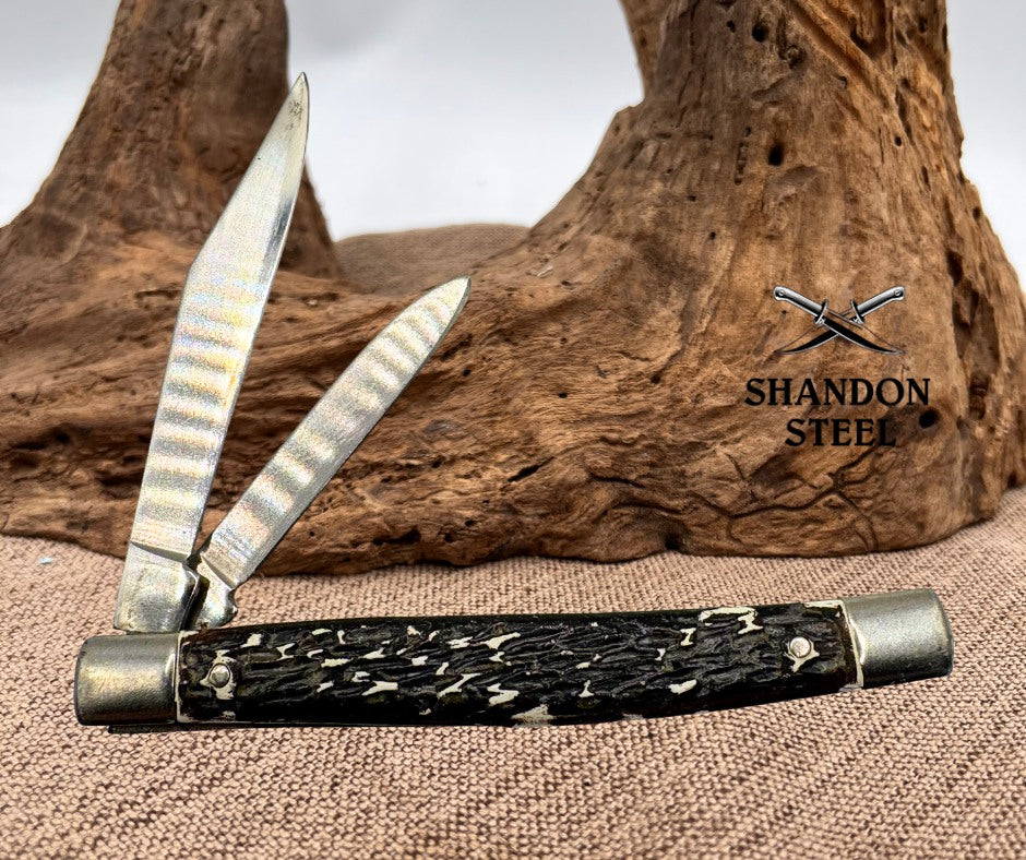 Imperial Vintage USA Pen Pocket Knife 2 Blade "Super Razor Blade Stainless" (39)