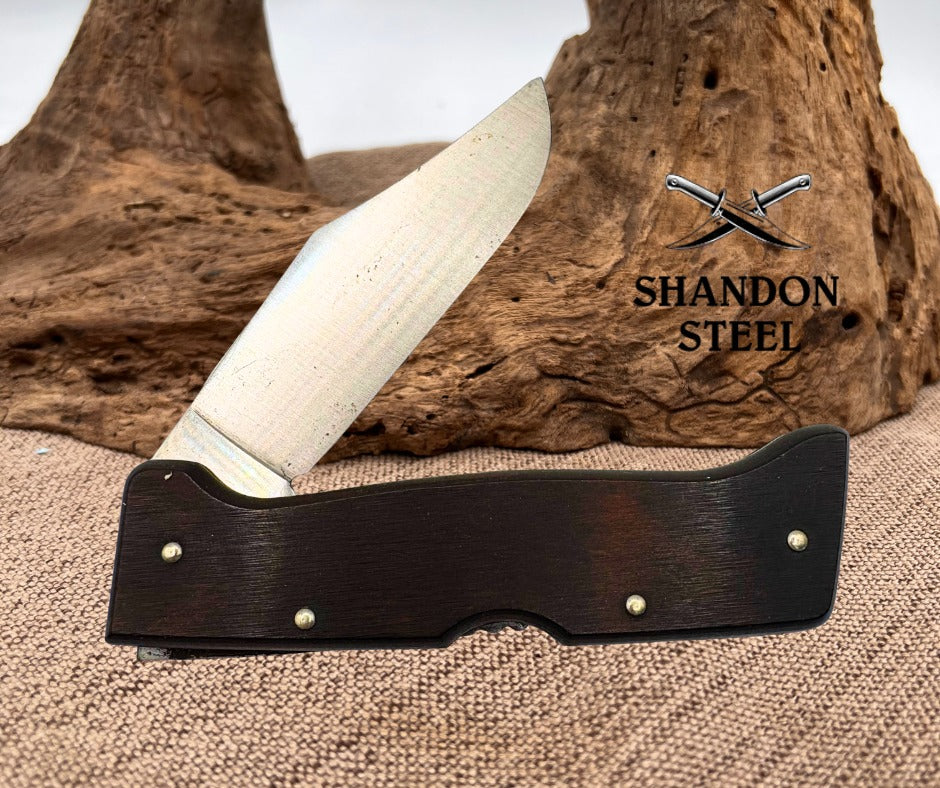 IMPERIAL PRO HUNTER USA Stainless Vintage ClipPoint Hunting Knife Lockback  (44)