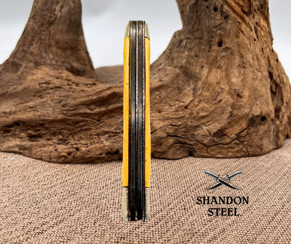 IMPERIAL PROV R.I. USA VINTAGE OLD 2 BLADE JACK FOLDING POCKET KNIFE (47)