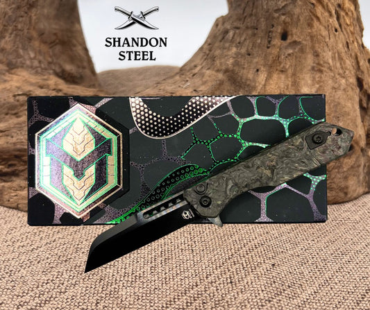 Heretic JINN MA DLC Glow Marble Fat Carbon - H213-6A-MGCF