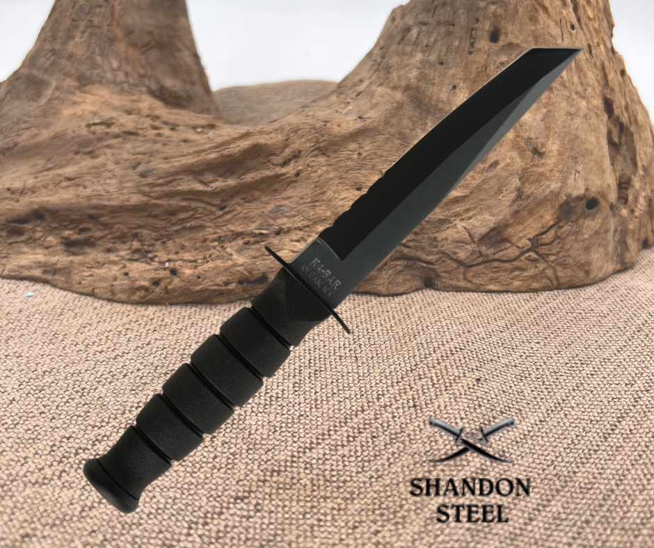 KABAR Short Tanto, Serrated 5055