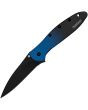 Leek Linerlock Blue Magna Cut