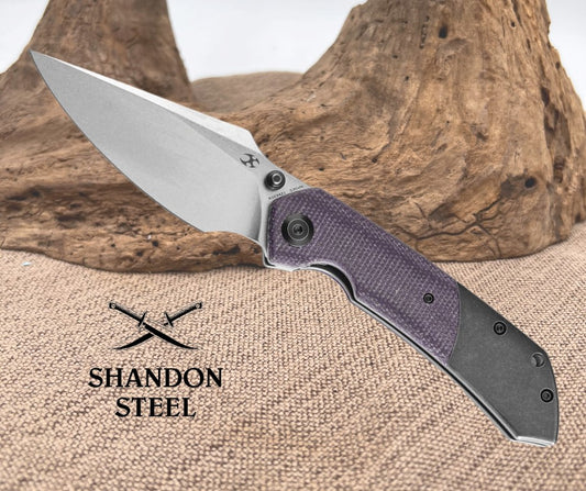 Kansept Knives Fenrir Linerlock Purple Mic K1034Z1