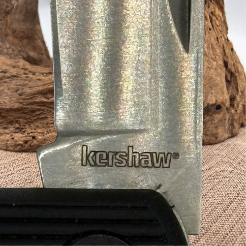 Kershaw 2018WM Back Lock Clip Point Folding Pocket Knife Rubber Handle (209)
