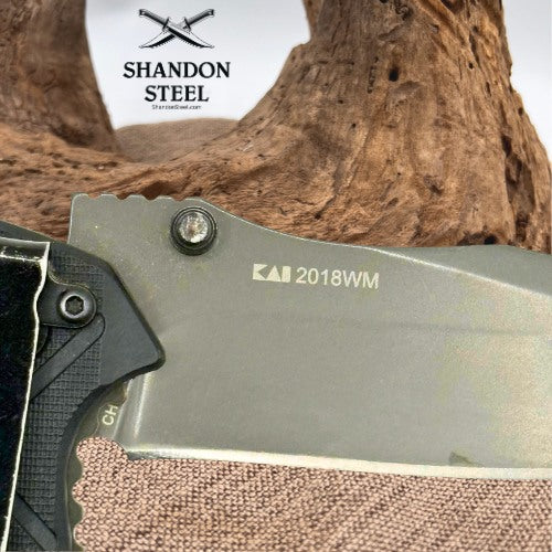 Kershaw 2018WM Black Plastic Handle Assisted Stainless Steel Pocketknife (117)