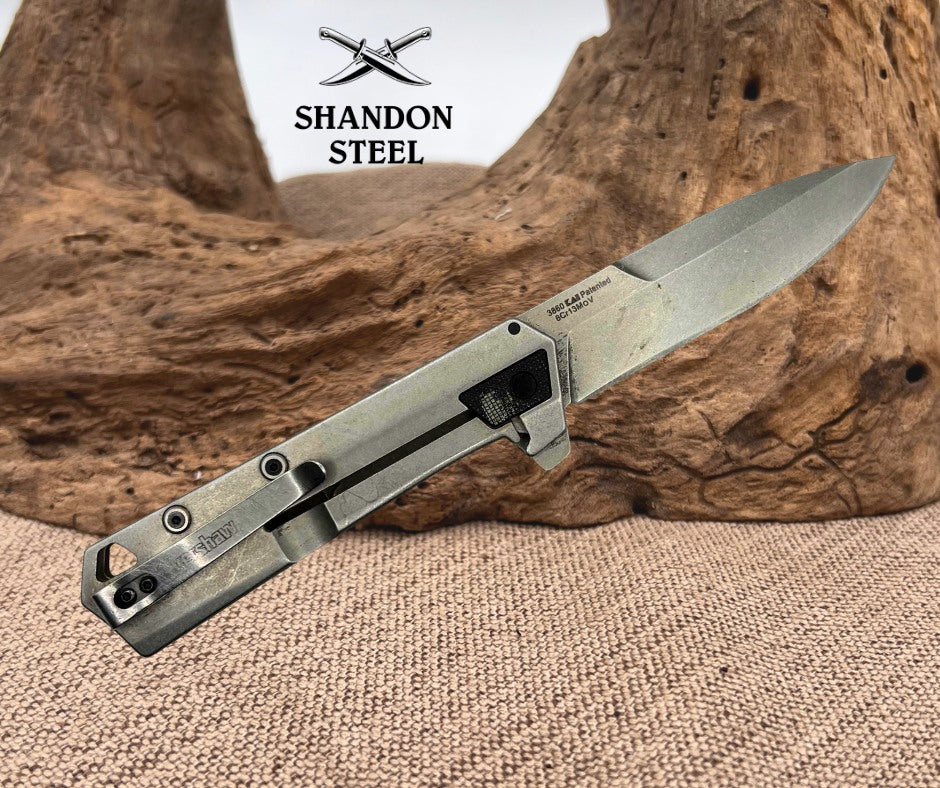KERSHAW KS3860 Oblivion Spring Open Assisted Tactical Folding Pocket Knife (193)
