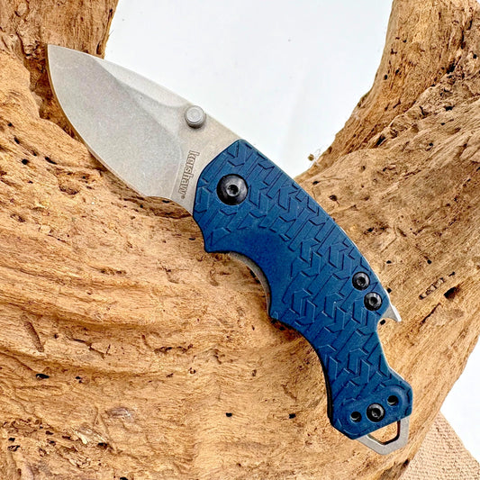 Kershaw Blue 8700NBSW Shuffle LinerLock Pocket Knife W/Bottle Opener! (29)