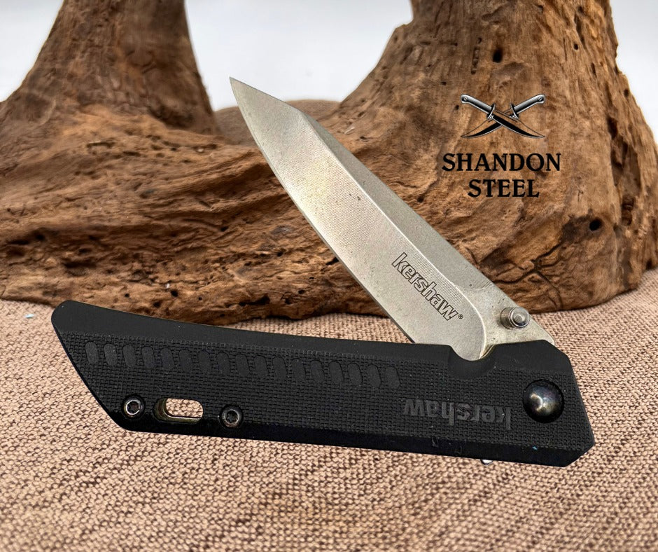 Kershaw 2021 Promo1 Manual Flip Open Folding Pocket Knife Clip Lanyard Hole (74)