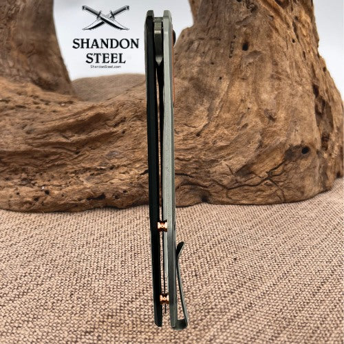 Kershaw 2076 Strata KVT Flipper Knife 4.5in D2 Bead Blasted Clip Point (107)