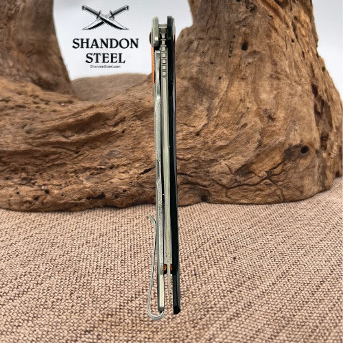 Kershaw 2076 Strata KVT Flipper Knife 4.5in D2 Bead Blasted Clip Point (107)