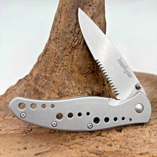 Kershaw Vapor II 1650ST Frame Lock Combo Edge 8Cr13MOV Folding PocketKnife (153)